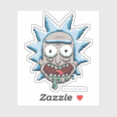 Pixelverse Rick Drooling Head Sticker (Vel)