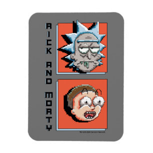 Pixelverse Rick en kleurenscherm Magneet