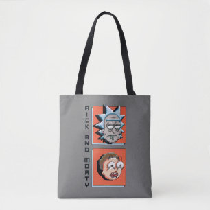 Pixelverse Rick en kleurenscherm Tote Bag