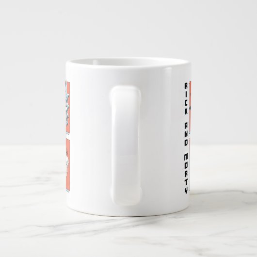 Pixelverse Rick en Morty Panel Graphic Grote Koffiekop (Achterkant)