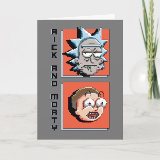 Pixelverse Rick en Morty Panel Graphic Kaart (Voorkant)