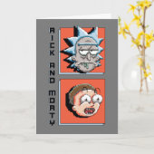 Pixelverse Rick en Morty Panel Graphic Kaart (Gele Bloem)