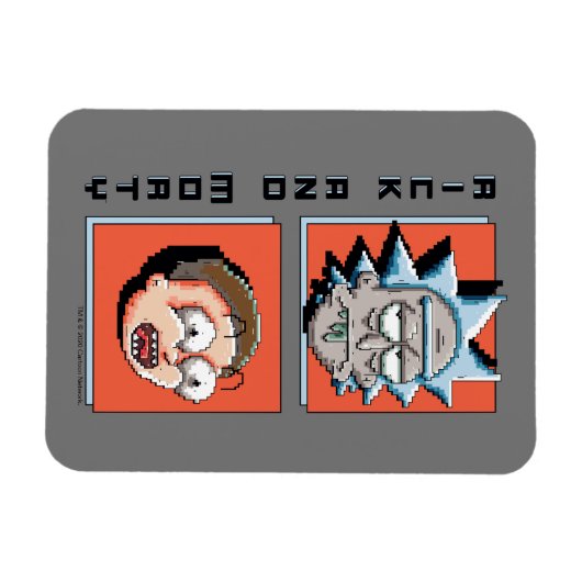 Pixelverse Rick en Morty Panel Graphic Magneet (Horizontaal)