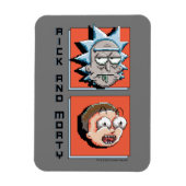 Pixelverse Rick en Morty Panel Graphic Magneet (Verticaal)
