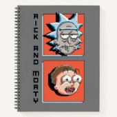 Pixelverse Rick en Morty Panel Graphic Notitieboek (Voorkant)