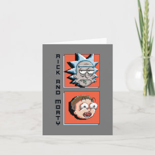 Pixelverse Rick en Morty Panel Graphic Notitiekaartje