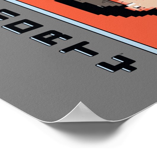 Pixelverse Rick en Morty Panel Graphic Poster (Hoek)