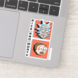Pixelverse Rick en Morty Panel Graphic Sticker