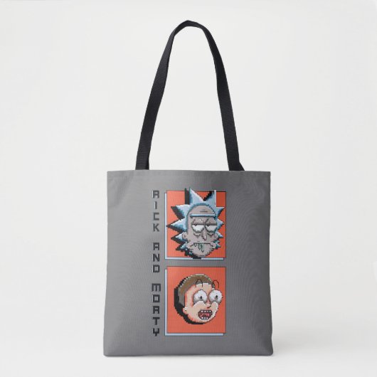 Pixelverse Rick en Morty Panel Graphic Tote Bag (Voorkant)