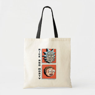 Pixelverse Rick en Morty Panel Graphic Tote Bag