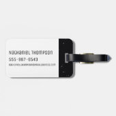 Pixelverse Rick en Morty Portal Grafisch Bagagelabel (Achterkant horizontaal)