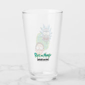Pixelverse Rick en Morty Portal Grafisch Glas (Achterkant)