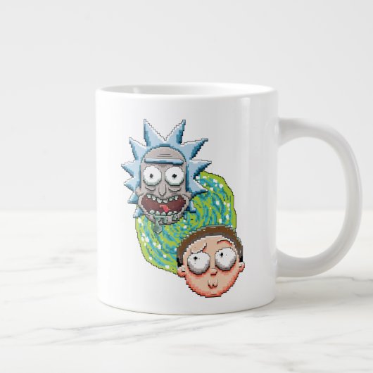 Pixelverse Rick en Morty Portal Grafisch Grote Koffiekop (Rechts)