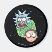 Pixelverse Rick en Morty Portal Grafisch Magneet (Voorkant)