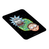 Pixelverse Rick en Morty Portal Grafisch Magneet (Rechterzijde)