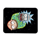 Pixelverse Rick en Morty Portal Grafisch Magneet (Horizontaal)