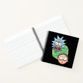Pixelverse Rick en Morty Portal Grafisch Notitieboek (Binnen)