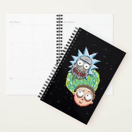 Pixelverse Rick en Morty Portal Grafisch Planner (Display)