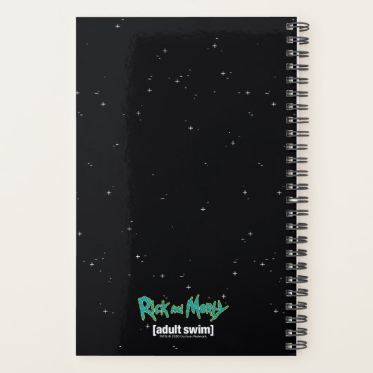 Pixelverse Rick en Morty Portal Grafisch Planner (Achterkant)