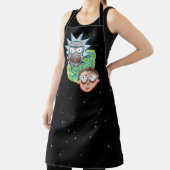 Pixelverse Rick en Morty Portal Grafisch Schort (Insitu)