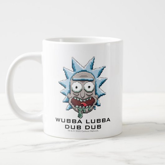 Pixelverse Rick Kwijlende Hoofd Grote Koffiekop (Links)