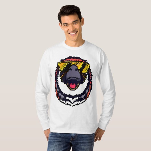 Pixelvogelbekdier T-shirt (Voorkant volledig)