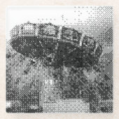 pixelvormige onderzetter van de schommelingsrit (Voorkant)