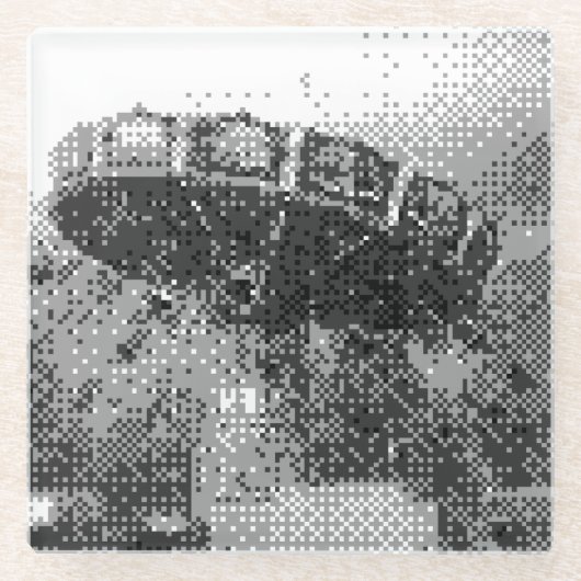 pixelvormige onderzetter van de schommelingsrit (Voorkant)