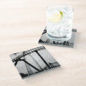 pixelvormige onderzetter van rijglas glazen onderzetter (Schuin)