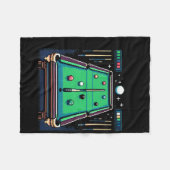 Pixelvormige pot 8-bits biljart fleece deken (Voorkant (Horizontaal))