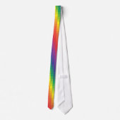 Pixelvormige regenboog - Stropdas (Achterkant)
