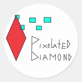 pixelvormige sticker