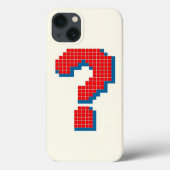 Pixelvormige vraagteken - Retro Gaming Art Case-Mate iPhone Case (Achterkant)