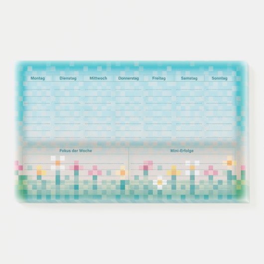 Pixelwiese Wochenplaner Post-it® Notes (Voorkant)