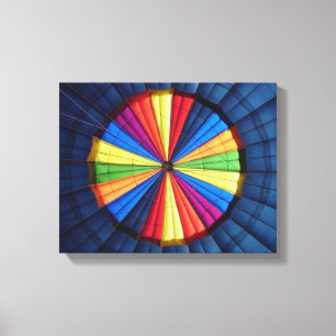 Pixerstick Sticker Binnen Hete Luchtballon Canvas Afdruk