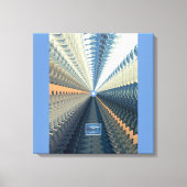 Pixerstick Sticker (Indigo-Silver L.) RFPMD-ontwer Canvas Afdruk (Voorkant)