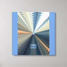 Pixerstick Sticker (Indigo-Silver L.) RFPMD-ontwer Canvas Afdruk