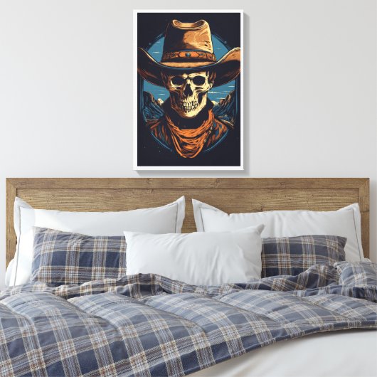 Pixerstick Sticker Kunst – Modern huis & Kantoor D Canvas Afdruk (Insitu (Slaapkamer))