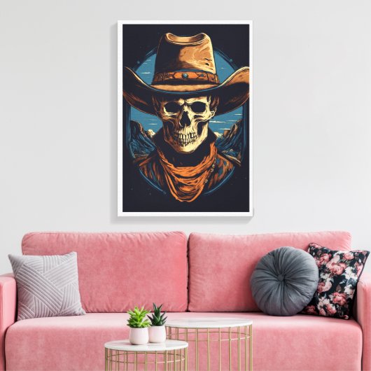 Pixerstick Sticker Kunst – Modern huis & Kantoor D Canvas Afdruk (Insitu (Woonkamer))