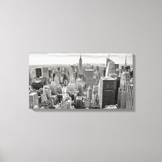 Pixerstick Sticker - New York City Skyline Canvas Afdruk (Voorkant)