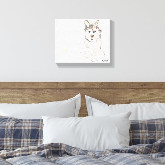 Pixerstick Sticker : Protector Canvas Afdruk (Insitu (Slaapkamer))