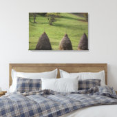 Pixerstick Sticker Strobalen Canvas Afdruk (Insitu (Slaapkamer))