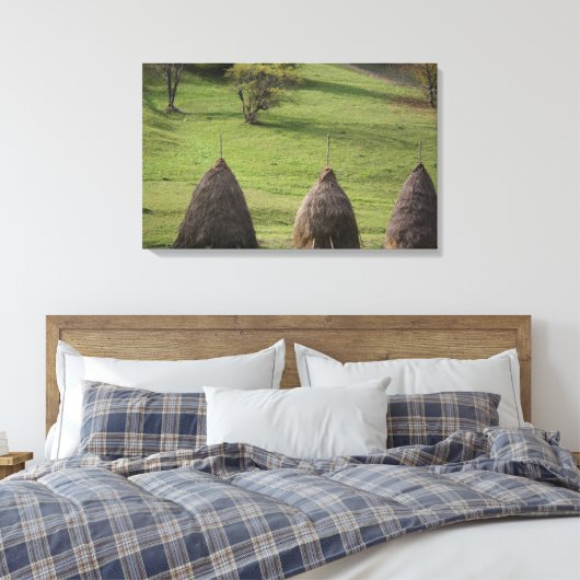 Pixerstick Sticker Strobalen Canvas Afdruk (Insitu (Slaapkamer))