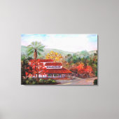 Pixerstick Sticker van Roberts' Market in Woodside Canvas Afdruk (Voorkant)