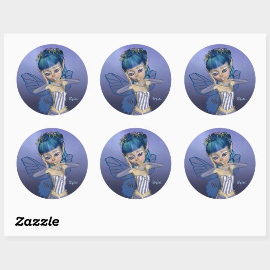 Pixi Blues Stickers (Vel)