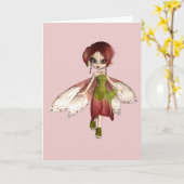 Pixidreams Fae - Wenskaart Kaart (Gele Bloem)