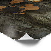 Pixie Beige Pet Spiegel Naar rechts Poster (Hoek)