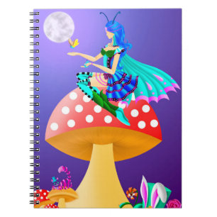 Pixie bij Mushroom Wonderland Notitieboek