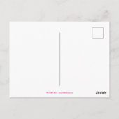 "Pixie" Blauwe Ogen” Briefkaart (Achterkant)