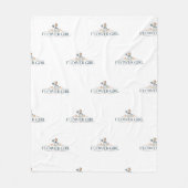 Pixie Bloemenmeisje Fleece Deken (Voorkant)